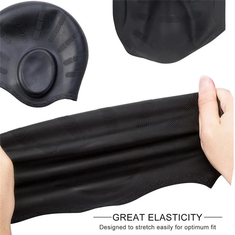 FAVSPORTS для мужчин и женщин Высокая спандекс большой размер одежда плавания шапка