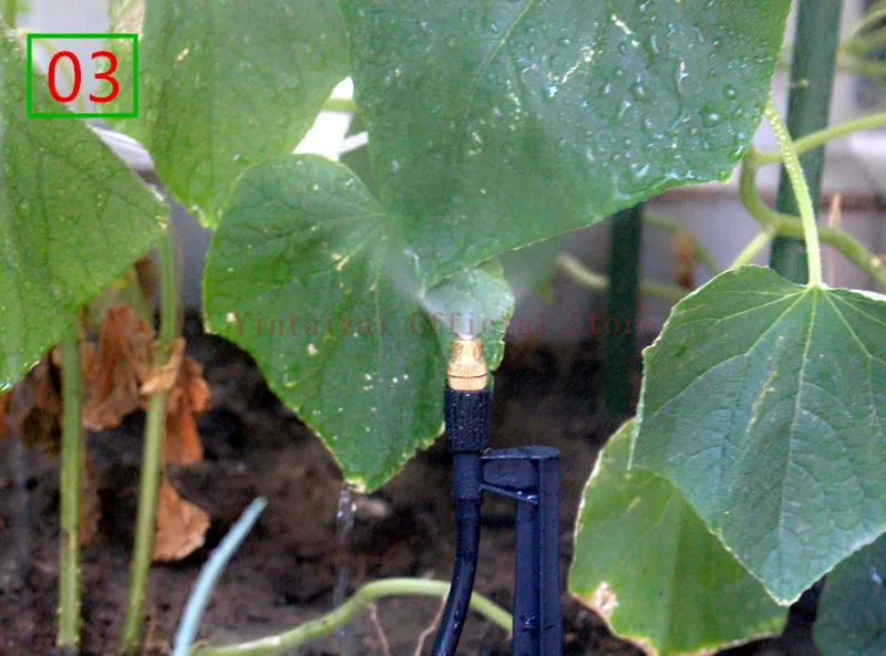 Разветвитель Y образного шланга для полива латунный Дождеватель с шипами 20 см