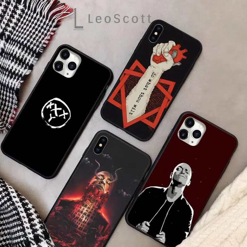 

Russian rapper Oxxxymiron cool music Phone Cases for iPhone 11 12 pro XS MAX 8 7 6 6S Plus X 5S SE 2020 XR Soft silicone