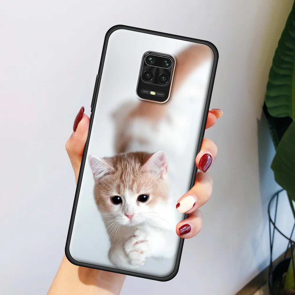 

Cute Cat Thin Silicone Soft TPU Cover for Redmi Note 9 9S 8 8T 7 Pro 8A 7A Note 10 Pro MAX Case 9A 9C Luxury Phone Coque Case