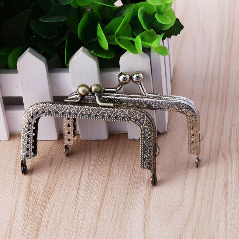 

1PC Metal Frame Kiss Clasp Arch For Purse Bag 8.2cm x 4.5cm 63HC