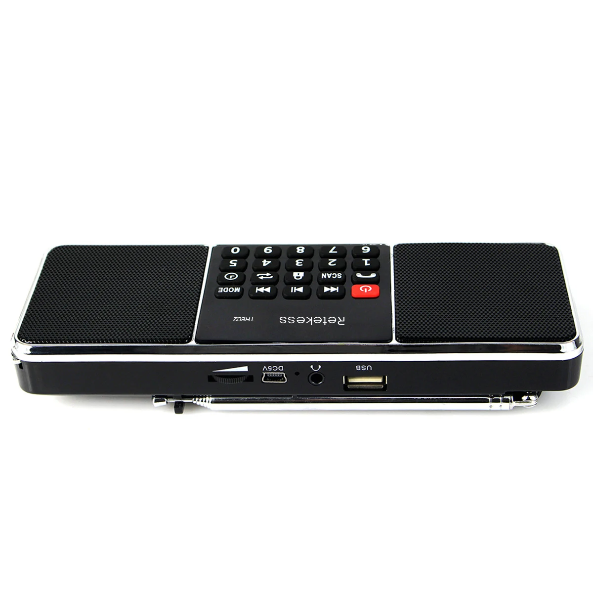 Портативный Bluetooth радиоприемник RETEKESS TR602 FM/AM с MP3 плеером беспроводной динамик AUX