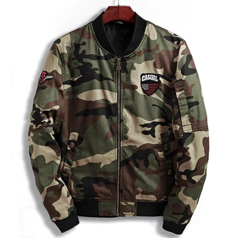 Весенние повседневные камуфляжные куртки и пальто с принтом для мужчин в европейском американском стиле