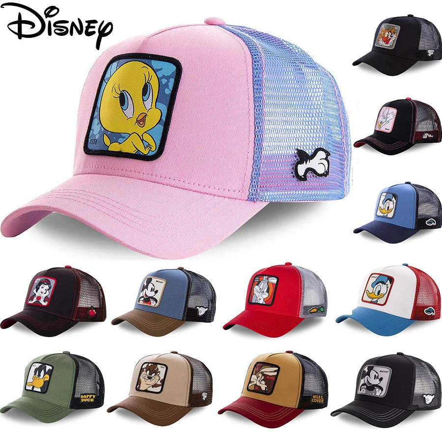 Бейсболка Disney с Дональдом сетчатая Кепка высокого качества мультяшный рисунок