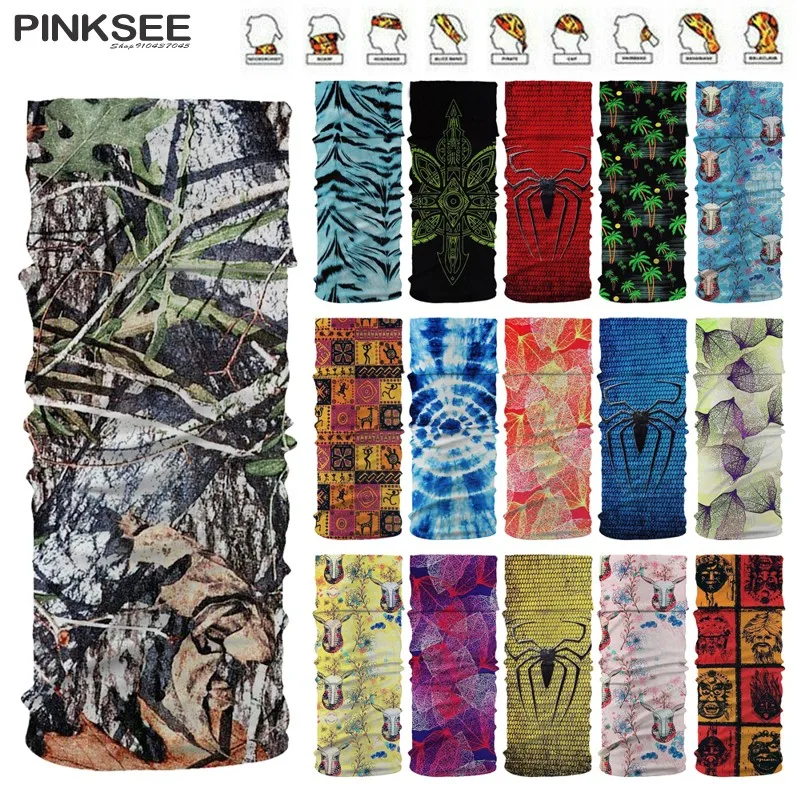 

Multi-Styles Outdoor Hiking Scarf Sport Headwear Men Women Tube Bandanas Turban Hand Band Magic Scarves Cycling Scarf Headband