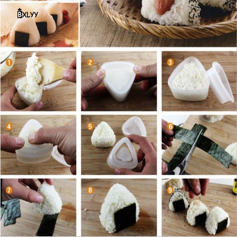 BXLYY пластиковые суши форма для рисовых шариков DIY День Рождения Декор Детская кухня Аксессуары Гаджеты суши инструменты выпечки Dish.85z