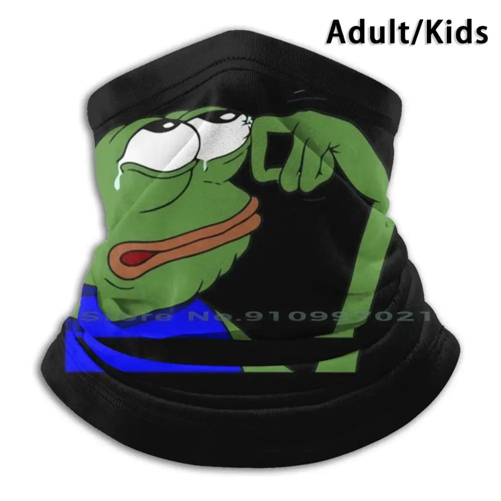 

Плачущая лягушка мем шарф маска шейный обогреватель для лица шарф бандана маскариллы лягушка мем Забавный ноутбук Tumblr Artsy