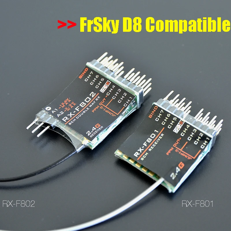 Φ F801 8CH приемник для FRSKY RADIOMASTER Jumper X9D Plus DJT DFT DHT D8 совместимый модели|frsky receiver|receiver