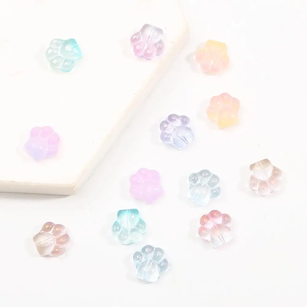 Разные цвета бусины в форме кошачьих когтей свободная распорка фоторазъем для