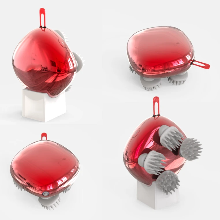 Массажер для головы Intechlove водонепроницаемый силиконовый портативный - купить по