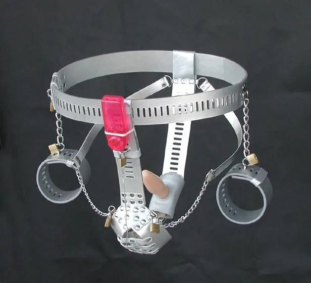 Нержавеющая сталь Пояс верности Мужской с попой Plup целомудрие клетка устройство