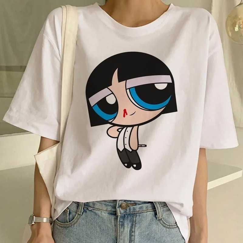 

Pulp Fiction Movie Funny Print White T-shirts for Women Summer T-shirt Casual Fashion Streer Outdoor Tshirt Top Tees Female Girl