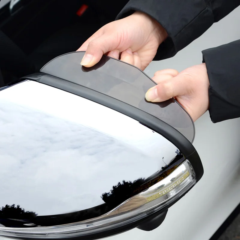 

Car Styling Rearview Mirror Rain Eyebrow Stickers for Suzuki Grand Vitara 2016 Sx4 swift jimny Hyundai Solaris Verna Tucson