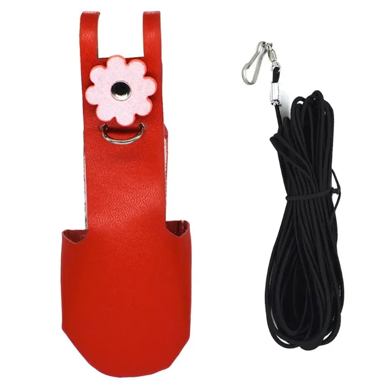 Бархатный кожаный подгузник с поводком и шнурком 40JA|Дрессировка птиц| |