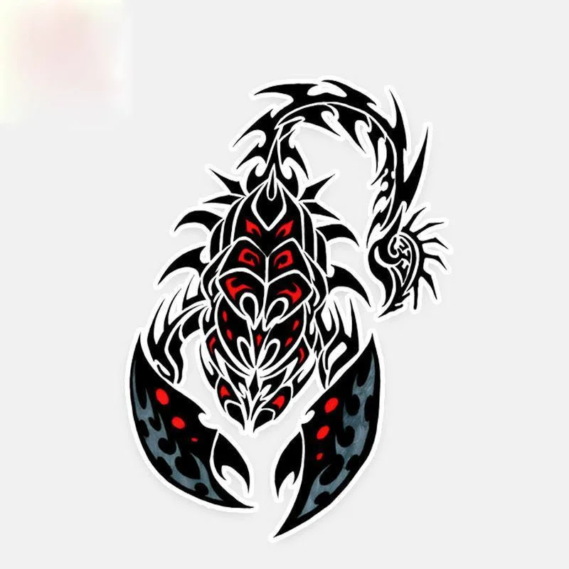 

Classic Personalized Car Sticker Scorpion Decor Accessories Fashion PVC Body Bumper Waterproof Sunscreen Decal ,16cm*11cm