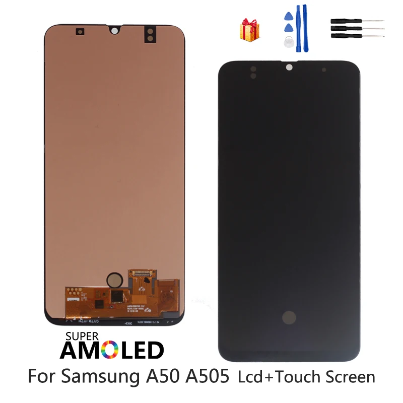 ЖК дисплей с дигитайзером сенсорного экрана для Samsung Galaxy A50/DS A505F/DS A505 Incell Amoled в