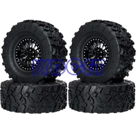 2 2 metal beadlock wheel hub rim 132mm tyre tire 2029 3022 for 110 rc rr10 wraith trx4 km2 crawler yeti 90053 axial scx10