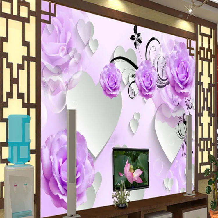 3D большая роспись современный минималистичный фильм и телевизор настенная