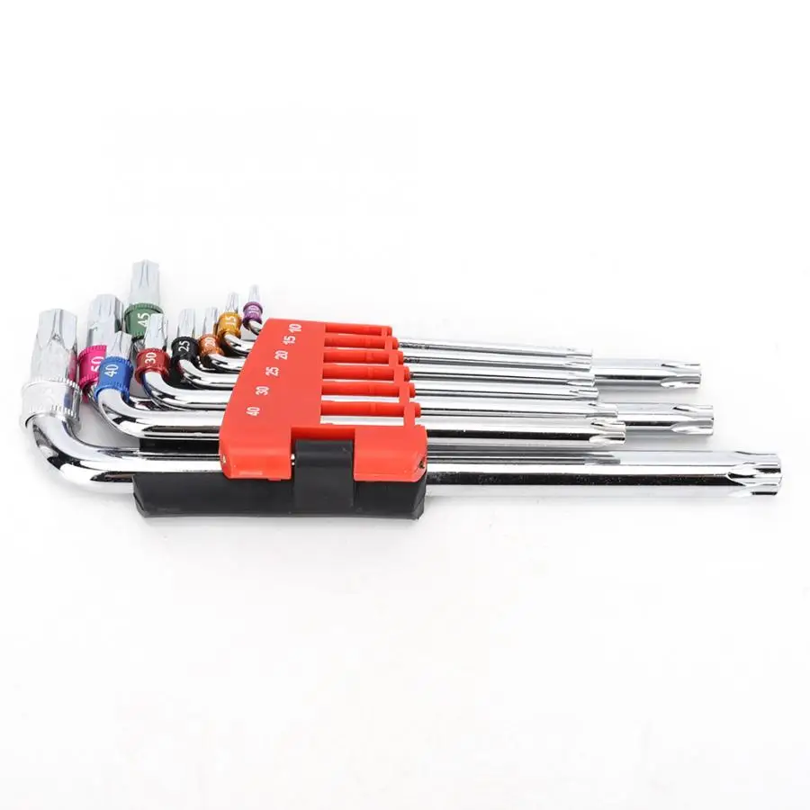 9 шт. l образный гаечный ключ высокой твердости CR V Тип звезды домашний ремонт