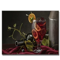 5d diy diamond painting fruity cocktail delicacies full square round drill embroidery cross stitch icon gift home decor mosaic