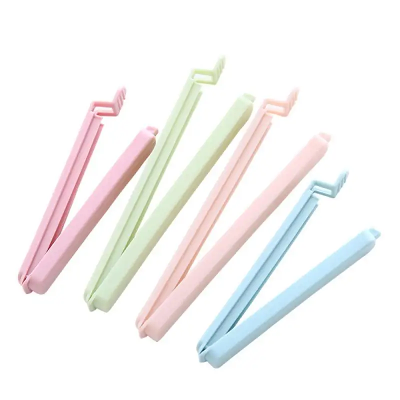 

5pcs Food Bag Clips Storage Bag Sealer Kitchen Accessories Househould Items Snack Vacuum Sealer Clamp Food Organizer Clip