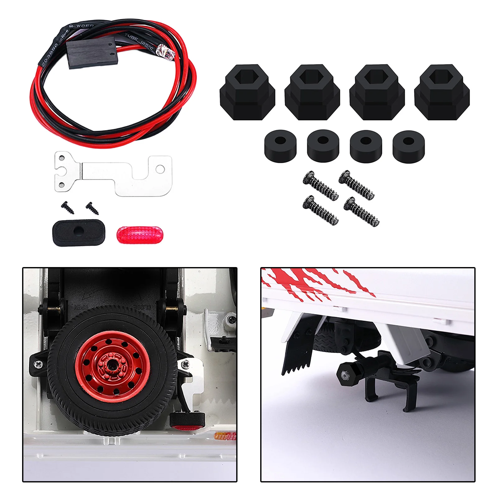 

Premium 1/10 Scale RC Car Parts for WPL D12 Car Vehicle Accessories