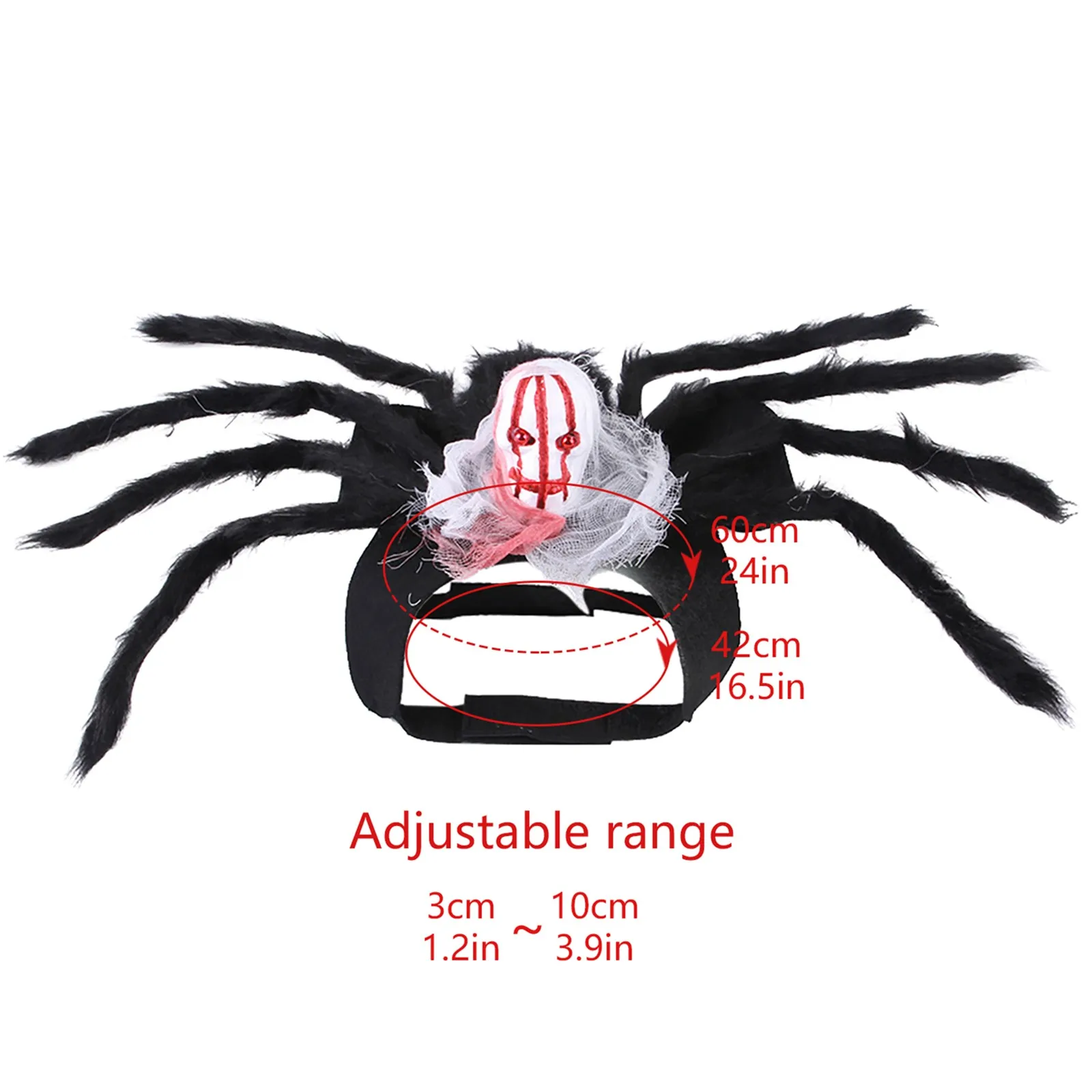 

S/M/L Halloween Dog Cotume Spider Vest Pet Dog Cat Cosplay Prop Halloween Dress Costume Outfit Costumes Photo Props