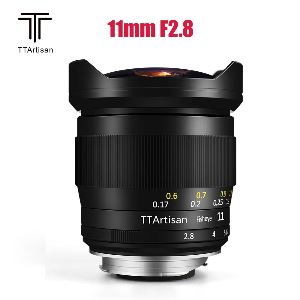 

Объектив «рыбий глаз» TTArtisan 11 мм F2.8 для камер Leica M/L с креплением для камер Nikon Z/ SONY E/ Canon R M6 M8 M9 Z6 Z7 A7R