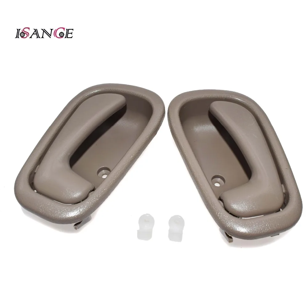 ISANCE внутренние дверные ручки Передняя Задняя Левая Правая пара для Toyota Corolla &