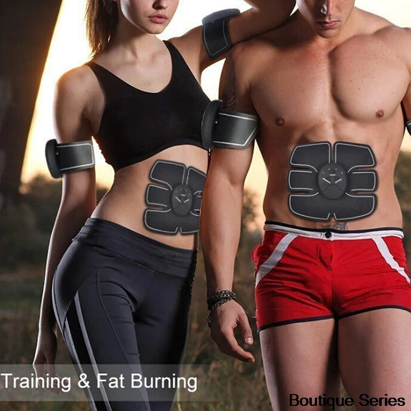 

Smart Abs Stimulator Abdominal Muscle Training Pad Ems Body Fit Slimming Trainer