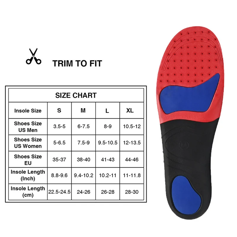

Fasciitis Shoe Pad Care Inserts Men Women Full Insole Mild Orthopedic Insoles Arch Support Relieve Partial Flat Feet Plantar