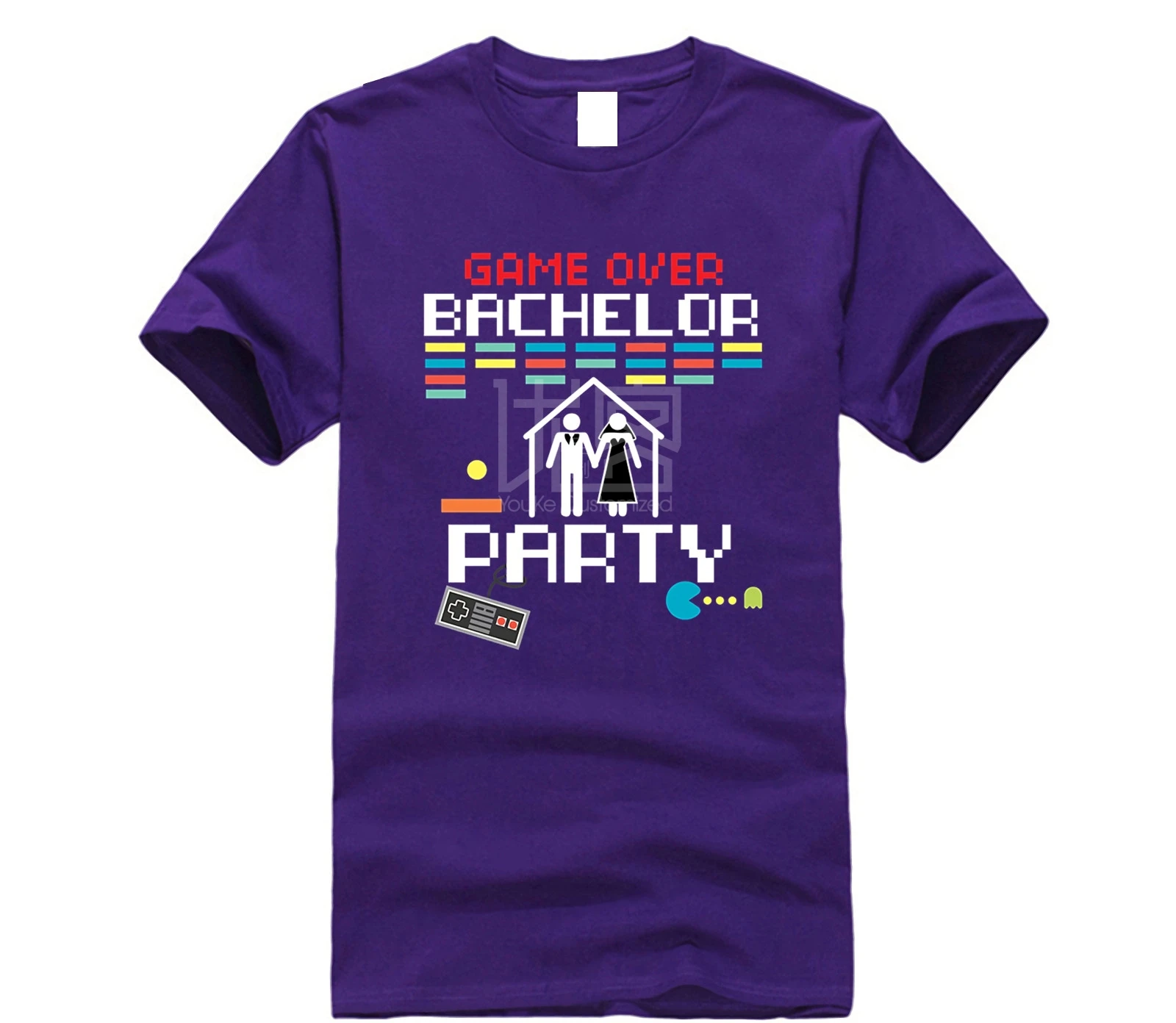 Брендовая мужская рубашка игры Over бакалавра вечерние футболка Crazy тройник для