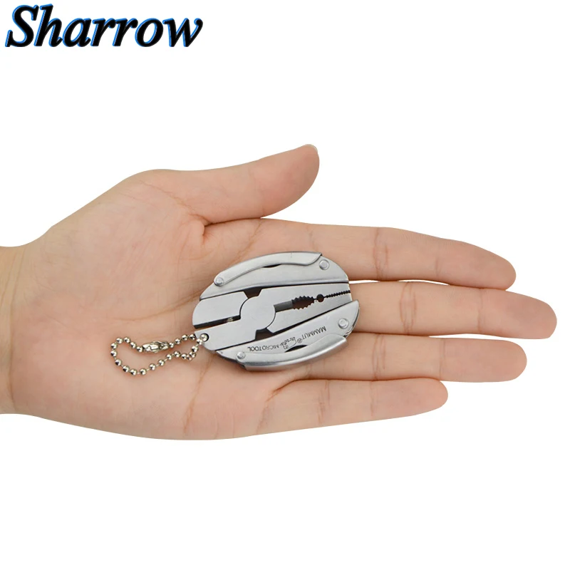 Плоскогубцы многофункциональный инструмент складной карманный открытый