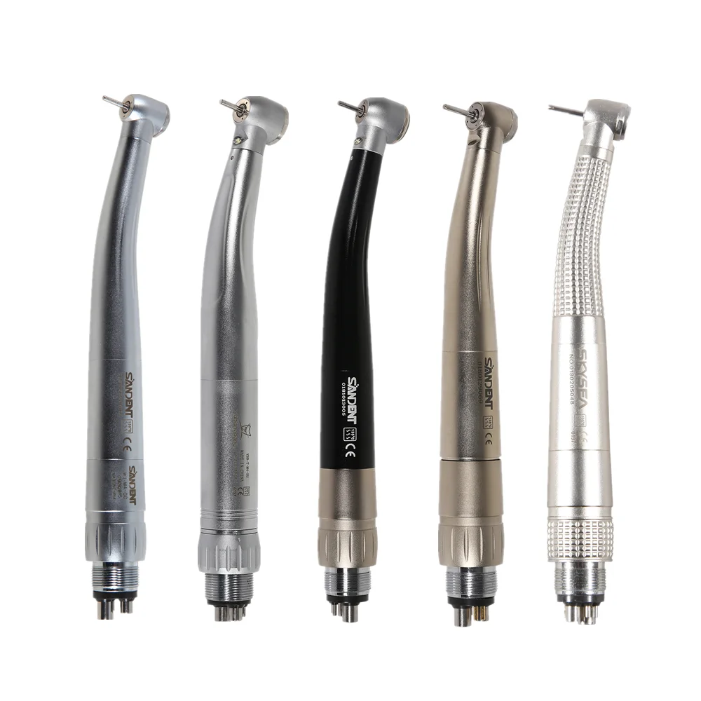 

NSK Style Dental Handpiece Fast /High Speed Air Turbine/LED E-Generator/Fiber Optic With 4/6 Hole Quick Coupler Push Button Type