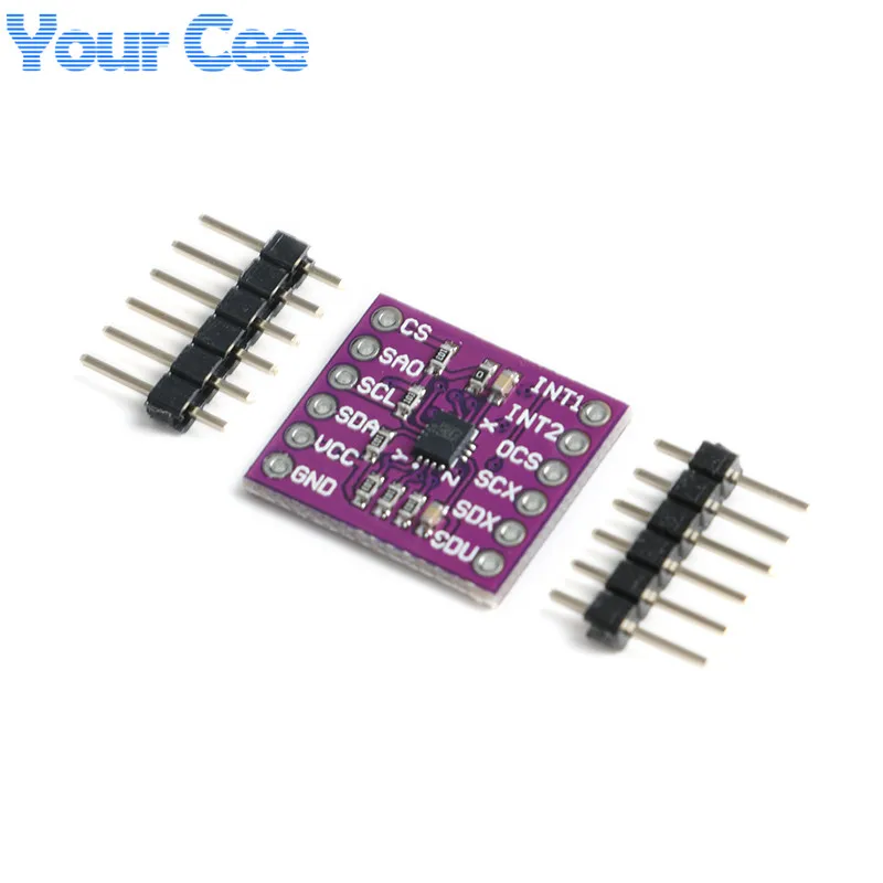 

LSM6DSO 6DOF Attitude Module CJMCU-633 3.3V 3D Accelerometer Gyroscope Sensor SPI I2C IIC
