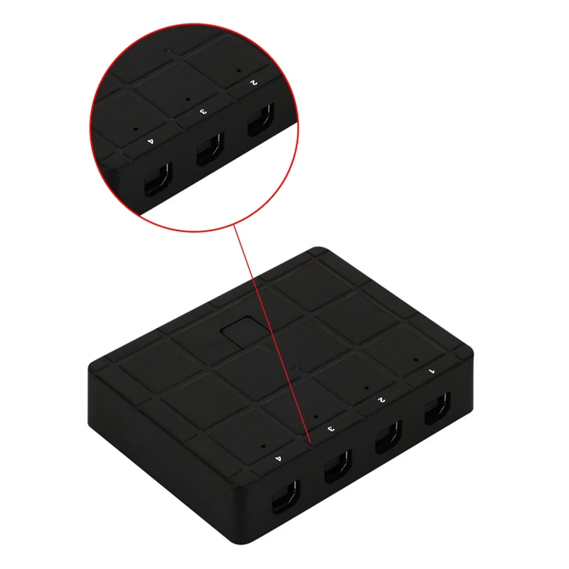 

4 Ports USB2.0 Sharing Device Switch Switcher Adapter Box for PC Scanner Printer