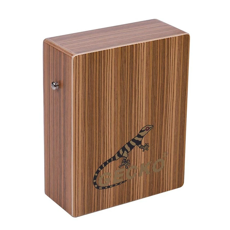 GECKO C 68Z Портативный Путешествия Cajon коробка барабан ручной Зебра Дерево уговора