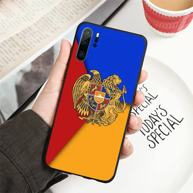

Armenia Armenians Flag Phone Case For Huawei P40 P20 P30 lite Pro P Smart 2019 Mate 40 20 10 Lite Pro Nova 5t