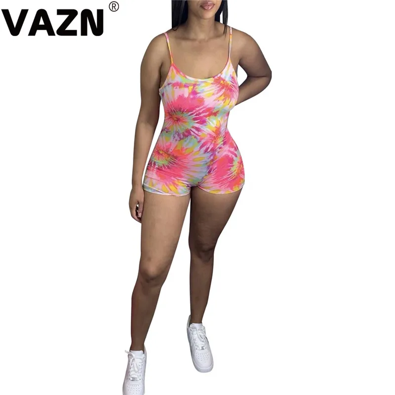 Лето 2020 Новое поступление пляжный открытый сексуальный модный тонкий комбинезон