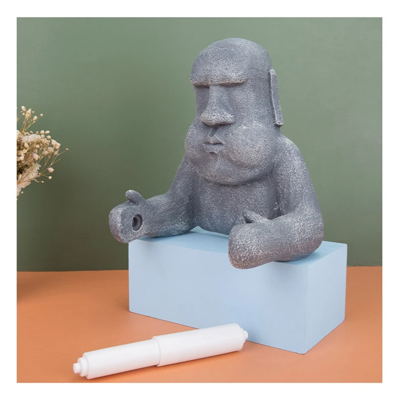 Держатель для салфеток пасхальный остров дизайн Moai настенный держатель