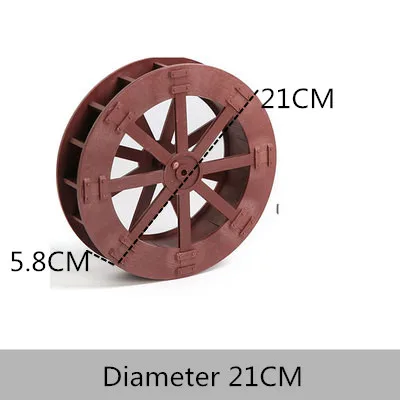 Деревянный waterwheel транспорта круглая деревянная мельница Feng Shui Сад орнамент из