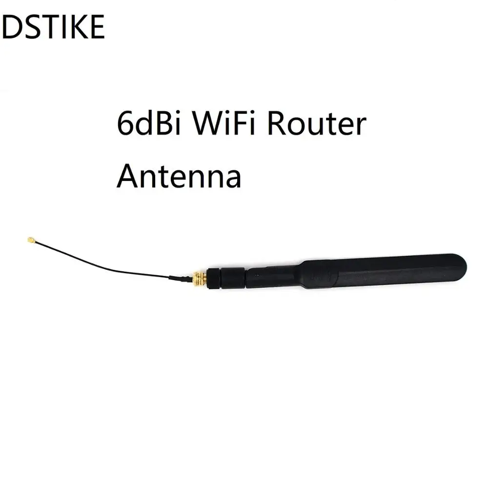 DSTIKE 6dBi WiFi Router Antenna IPEX Connector for ESP-07/ESP32-Wrover | Мобильные телефоны и аксессуары