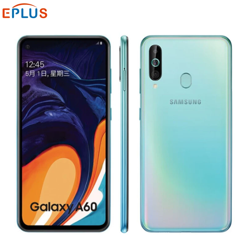 Мобильный телефон samsung Galaxy A60 A606Y DS 6 ГБ 128 Восьмиядерный процессор Snapdragon 675 3 дюйма