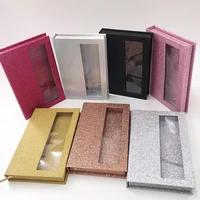 custom lashes packaging with white tray empty 5pairs 3pairs mink lashes book