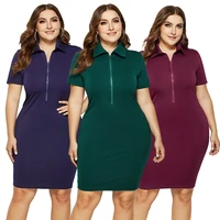 2021 new brand women 5xl female sexy elegant 5xl big size for straight gift polo dresses work party