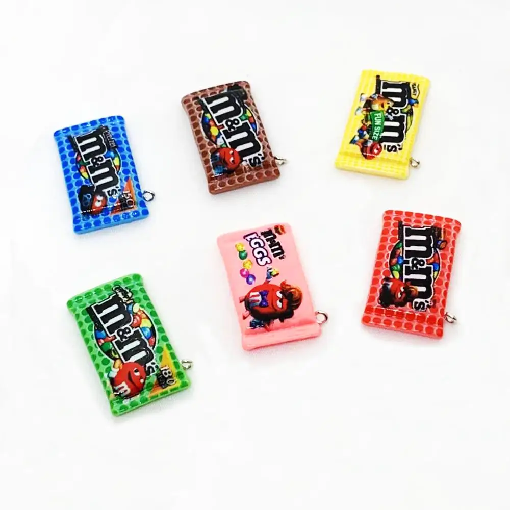 6 шт. 20*35 мм Flatback м шоколадных орешков из смолы Подвески Кулоны нержавеющей стали