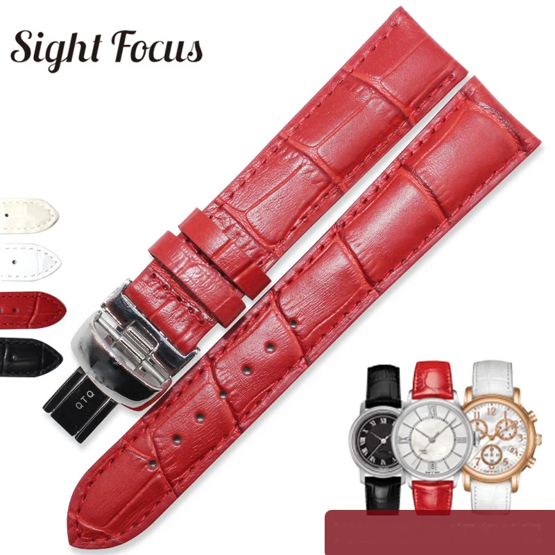 Ремешок для часов Tissot 1853 красный 14 16 18 мм Dressport T050 T099 | Наручные часы