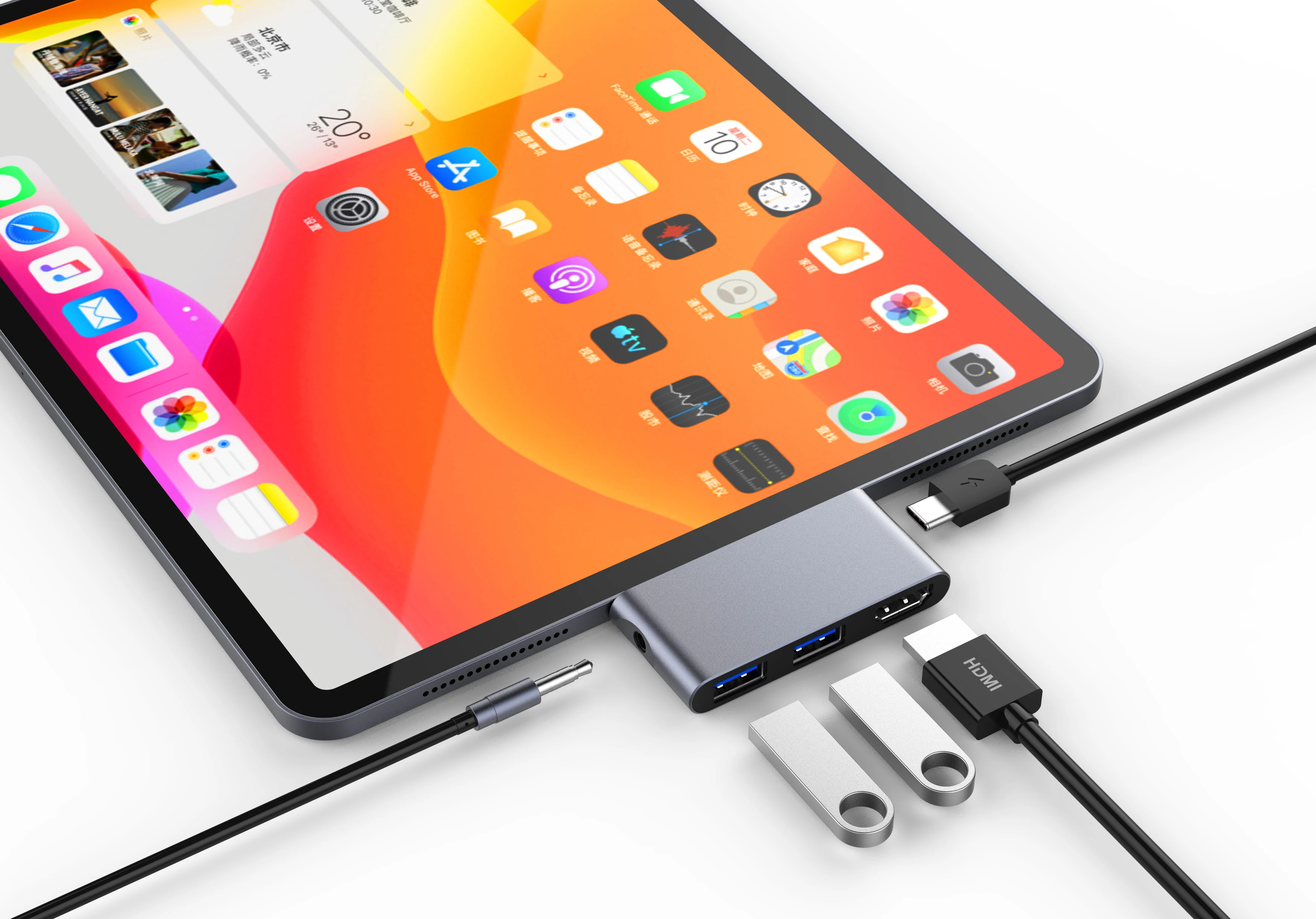 Док-станция Dex Dock Usb C для наушников 3 5 мм Тип Hub 60 Вт зарядка Sam Sung 4K HDMI док-станция