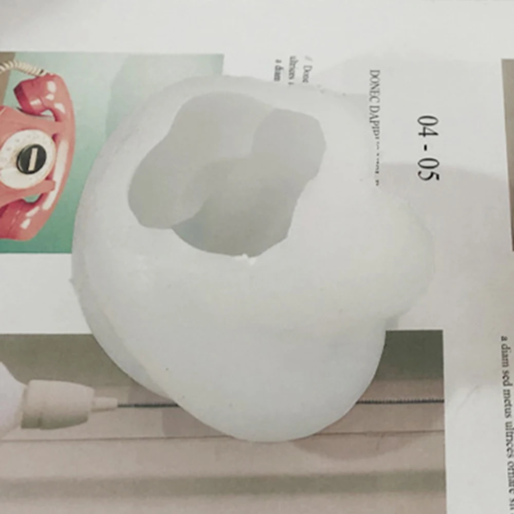 

Силиконовая форма для Муса, 3D волшебный шар в форме свечи, форма для мыла, для ароматерапии, свечи, восковая форма «сделай сам», украшение для торта, ремесло из смолы