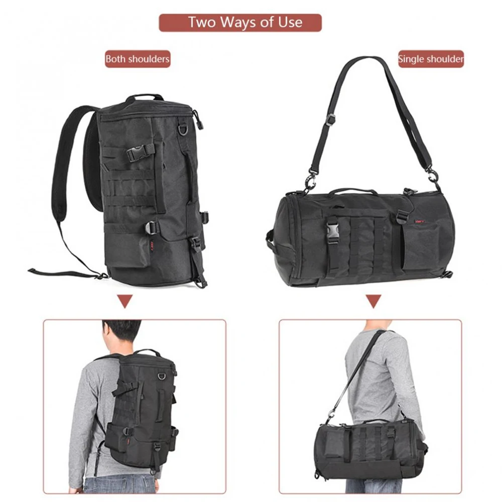 

23L Large Capacity Fishing Hiking Backpack Waterproof Ourdoor Tactical Backpack Camping Picnic Travel Bag Fishing Entertainment